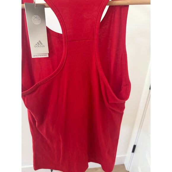 Adidas Red Tank Top Size Medium - Picture 6 of 8
